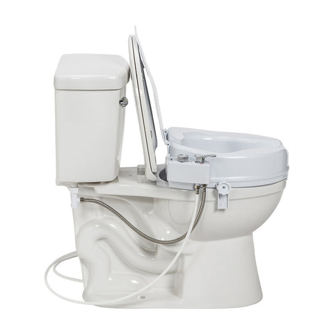 PreserveTech 4" Raised Toilet Seat with Bidet Ambient & Warm Water
