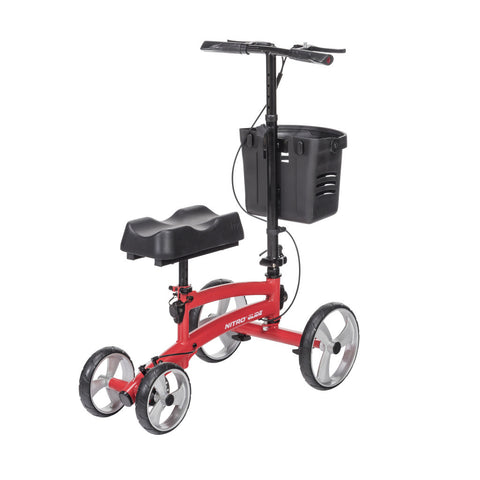 Nitro Glide Knee Scooter/Walker Red