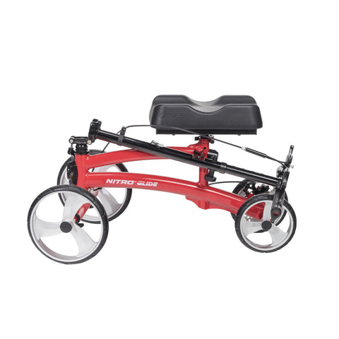 Nitro Glide Knee Scooter/Walker Red