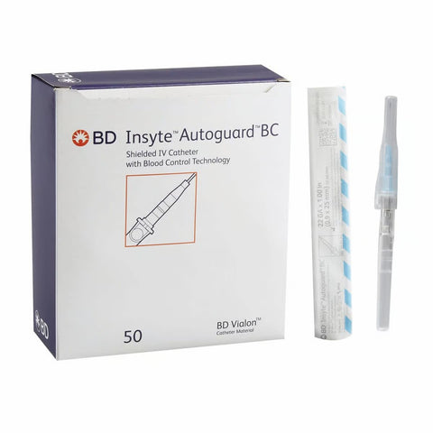 BD Insyte Auto-Guard BC Pro Safety IV Catheter 24G x 0.75" Sterile
