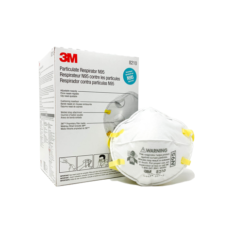 3M N95 Particulate Respirator  20/bx 8210