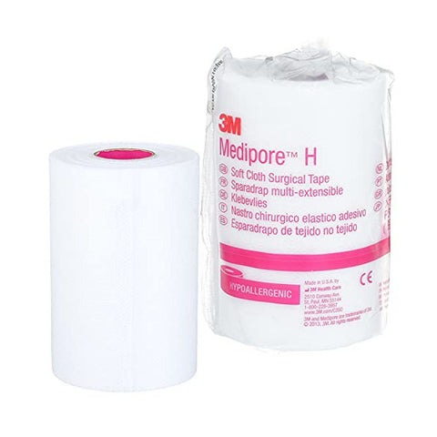 3M™ Medipore™ Hypoallergenic Soft Cloth Medical Tape 4" x 10yd
