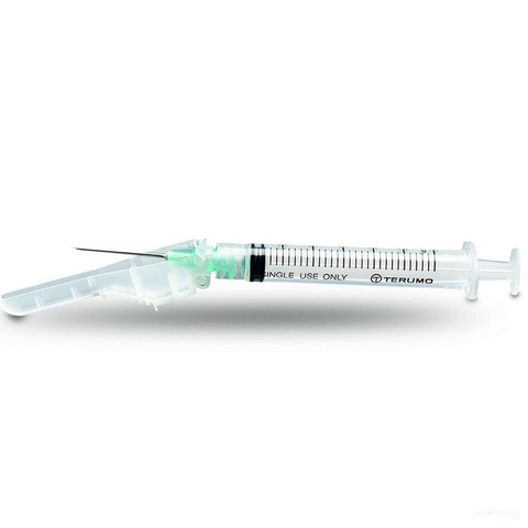 Terumo Medical Corporation Surguard-3 Safety Syringe with Needle 3cc 25gx1" 100/Bx