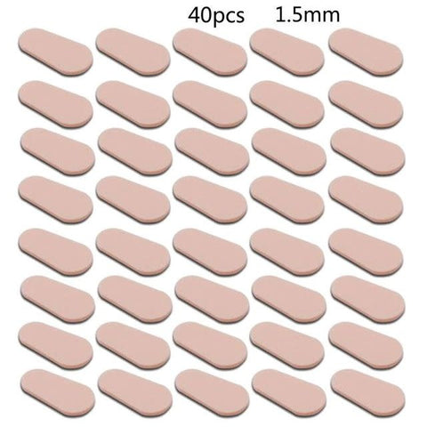 ProTech Self-Stick Foam Nose Pads for Eyewear Comfort Peach 10/bx