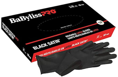 Babyliss Nitrile Gloves 100/bx Black