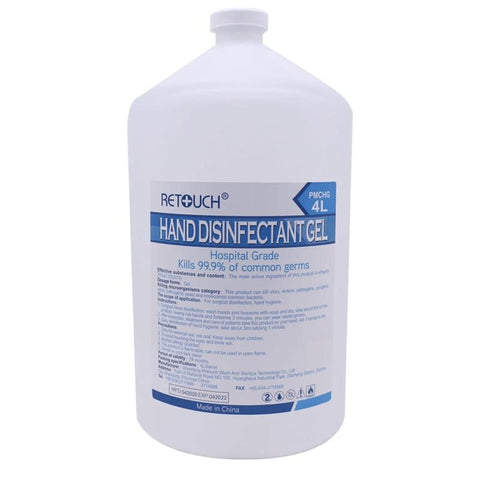 Hand Sanitizer Gel 75% Ethanol Jug 4L