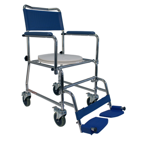 Artisan 18" Drop Arm Wheeled Commode 250Ibs