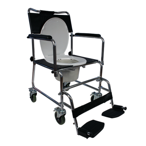 Artisan 500AF Adjustable Frame Drop Arm Wheeled Commode