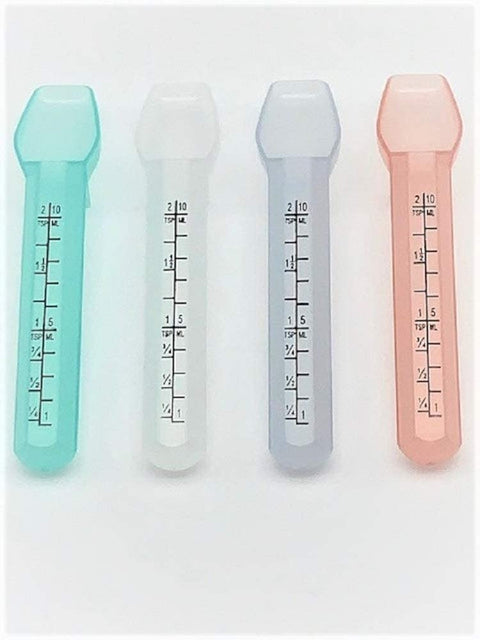 Med-T-Spoon Dosage Spoon 2 tsp/10ml Pink, Blue & Clear Options