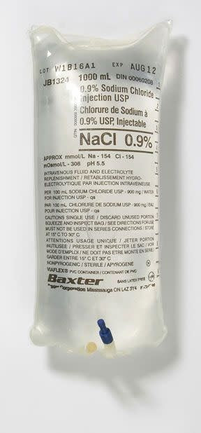 Baxter Normal Saline 0.9% Sodium Chloride Injection Solution USP IV/Case