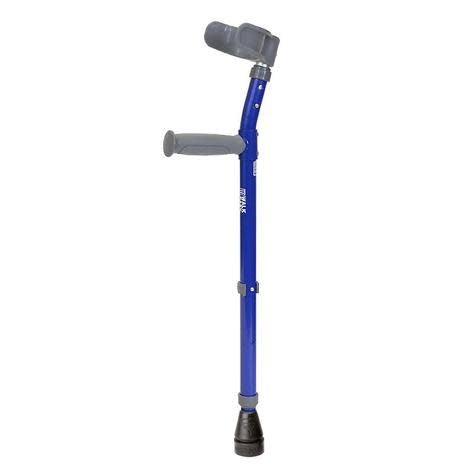 WalkEasy Forearm Crutch Half Cuff Blue Pediatric Pair