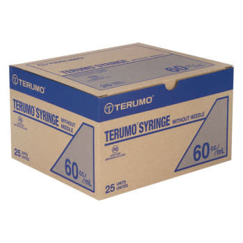 Terumo Sterile Syringe only Luer Lock 60ml 25/bx