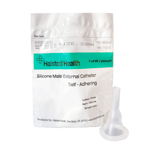 Extra External Catheter Latex Free Large Male 1-1/2"  Box 30