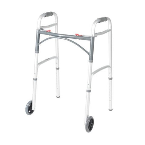Drive Deluxe 2-Wheel Walker 350lbs Adult