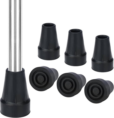 Crutch Tips Black
