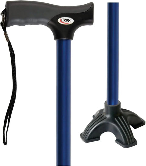 Soft Grip Cane  Metallic Blue