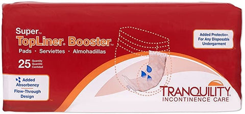 Tranquility TopLiner Booster Pads 25/bg