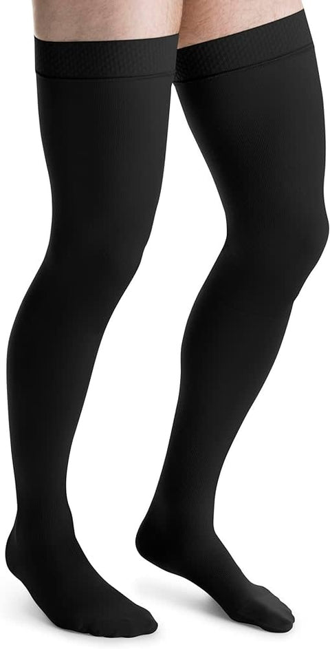 Essential Opaque Thigh High 30-40mmHg W ML Black