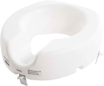 PCP 5" Universal Locking Raised Toilet  (Round & Elongated)