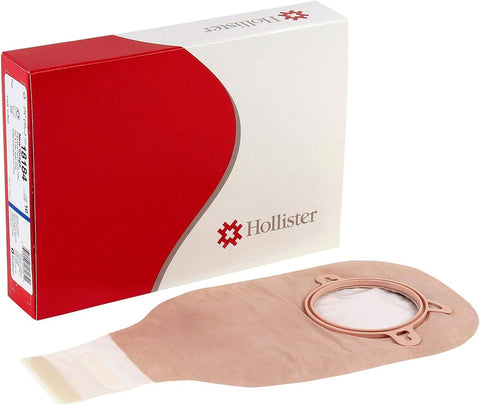 Copy of Hollister Drainable Pouch Lock N Roll w/AF300 Filter 2 1/4 Flange 12"L 10/bx