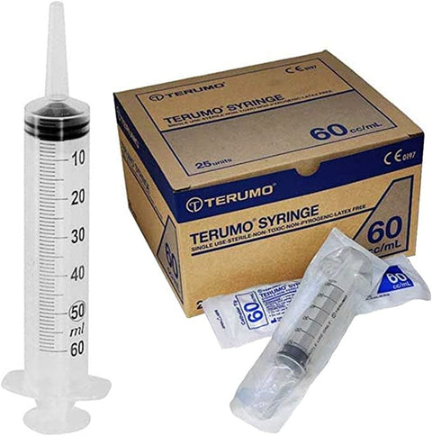 Terumo Sterile Syringe only Catheter Tip 60ml Single