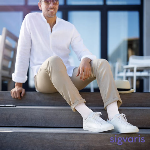 Motion Cushioned Cotton for Men 20-30mmHg