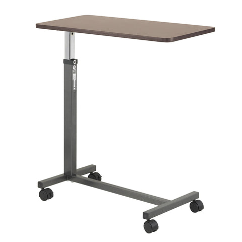 Drive Non-Tilt Overbed Table Walnut Top