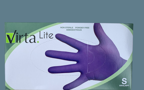 Virta Lite Nitrile Gloves Indigo 200/bx