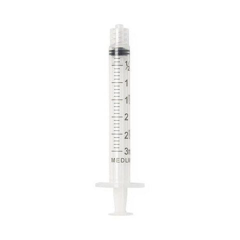 Medline Sterile Syringe only Latex-Free  Luer Lock  3ml