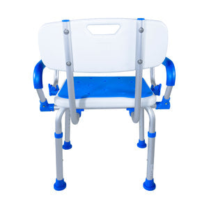 PCP Shower Chair w/Back & Flip-Up  Arms