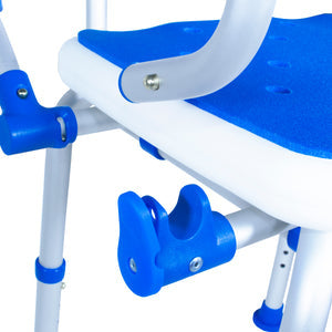 PCP Shower Chair w/Back & Flip-Up  Arms