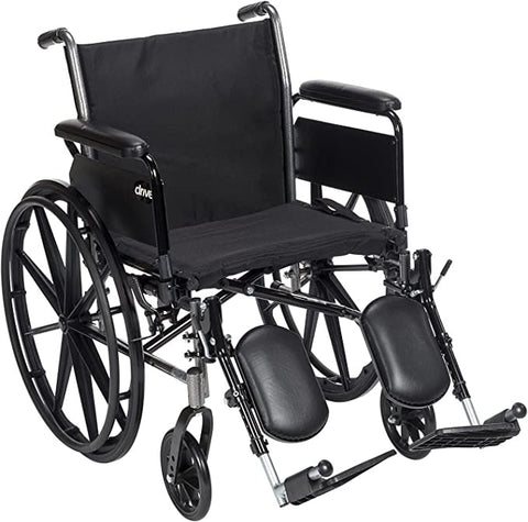 Cruiser III Wheelchair Adjustable Seat Height Detachable Desk Arm (ADDA) Elevated Foot Rest