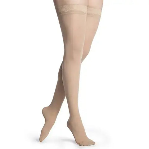 Style Medium Sheer Thigh High for Women 20-30mmHg