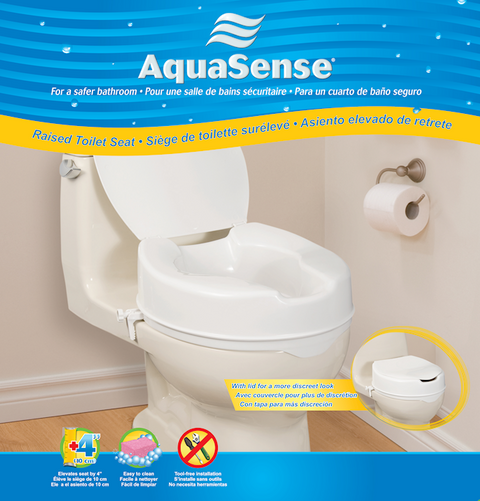 AquaSense On-Floor Toilet Safety Frame