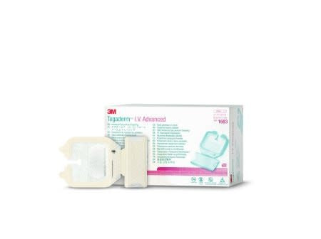 3M Tegaderm I.V. Advanced Securement Dressing 2.5x2 3/4