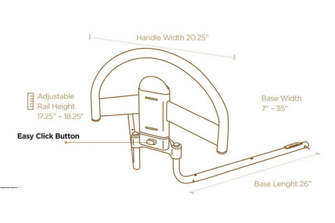 Stander Freedom Click Bed Handle