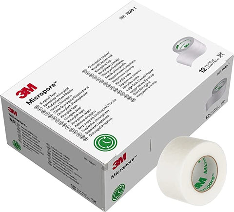 3M Micropore Surgical Tape 1"x10yd 12/bx