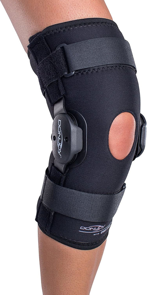 DJO Deluxe Hinged Knee Sleeve Open Patella