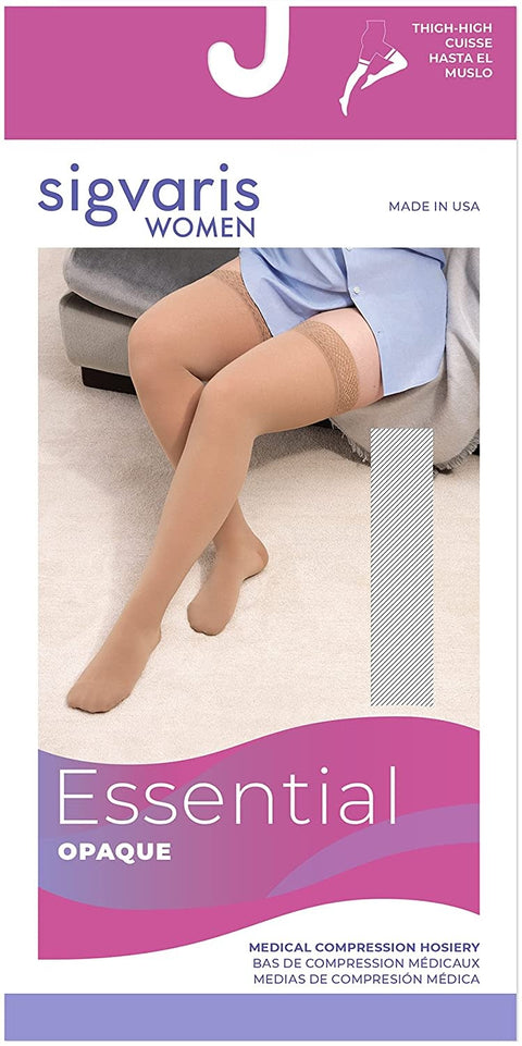 Essential Opaque for Women Thigh High 20-30 mmHg