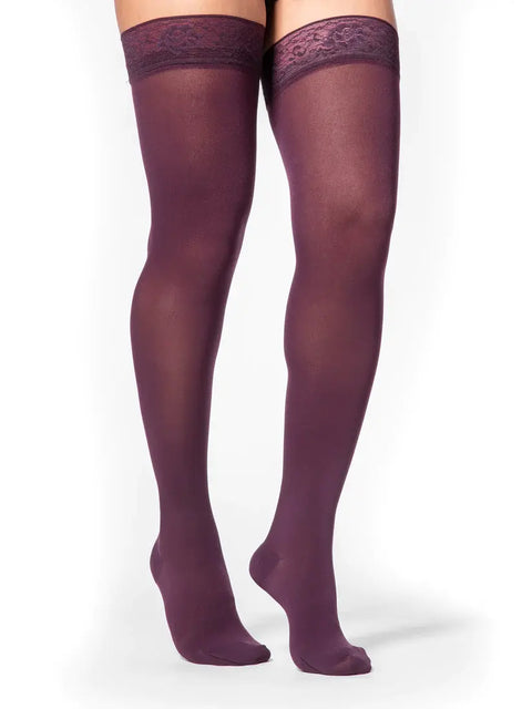 Style Soft Opaque Thigh High for Women's 20-30mmHg