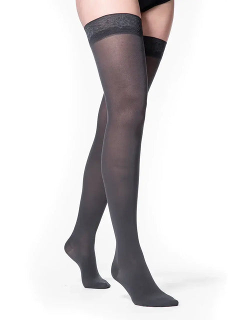 Style Soft Opaque Thigh High for Women's 20-30mmHg
