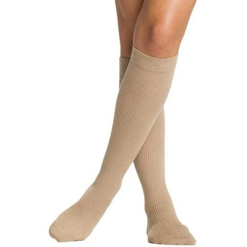 Women Casual Cotton Knee High Socks 15-20mmHg
