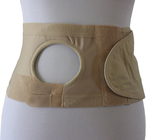 Herni Pro Custom Ostomy Belt Large 7" Beige