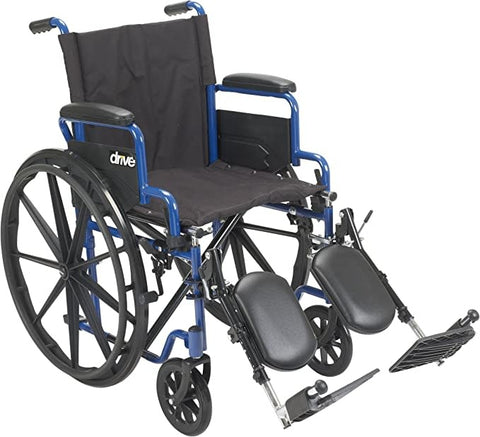 Blue Streak Wheelchair Flip Back Desk Arm (FBD) Elevated Leg 20" 250lbs
