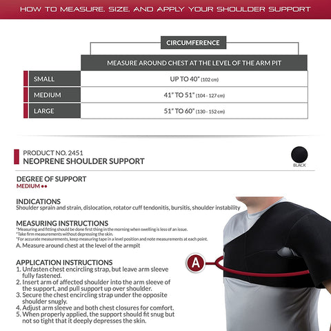 OTC Neoprene Shoulder Support