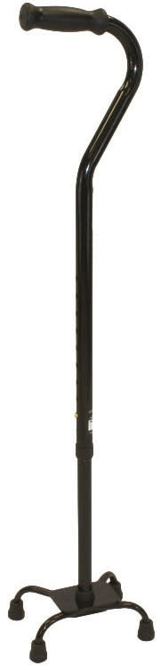 Probasics Quad Cane Small Base 300lbs Weight Capacity 6/Bx