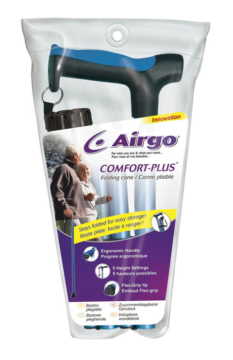Airgo Comfort-Plus Aluminum Folding Cane