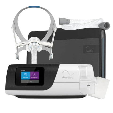 ResMed AirSense 11 AutoSet CPAP ClimateLine Tubing & Nasal Mask (N30i) Package