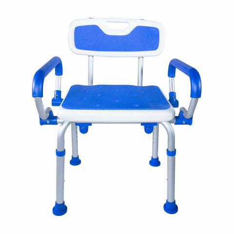 PCP Shower Chair w/Back & Flip-Up  Arms