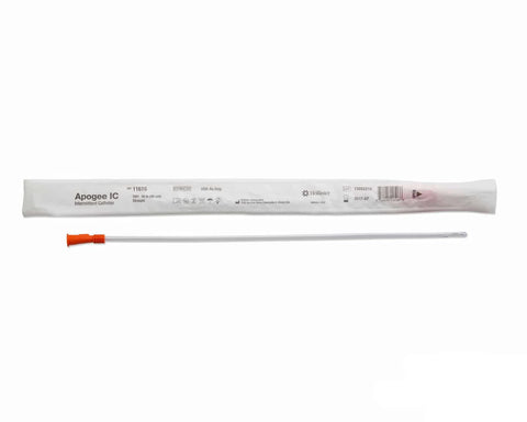 Apogee Straight Tip Catheter Male 8 FR 16" - Box 30